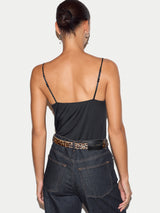 Modal Lace Cami | Black
