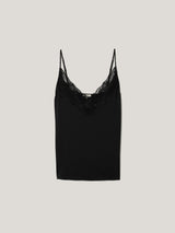 Modal Lace Cami | Black