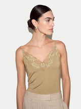 Modal Lace Cami | Natural