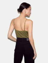 Modal Lace Cami | Green