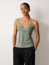 Modal Lace V Cami | Rainwater