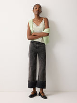 Modal Lace Cami | Pastel Aloe