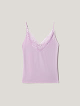 Modal Lace Cami | Lilac Frost