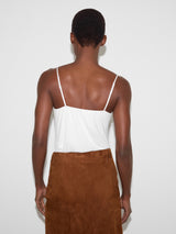 Modal Lace Cami | White