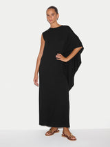 Jersey Cape Dress | Black
