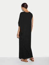 Jersey Cape Dress | Black