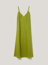 Linen Beach Sundress | Green