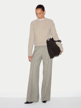Wool Cashmere Saddle Jumper | Cream