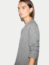 Wool Cashmere Saddle Jumper | Grey