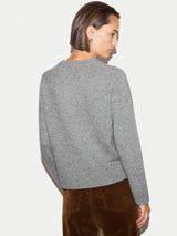 Wool Cashmere Saddle Jumper | Grey