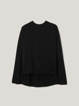Merino Cape Jumper | Black