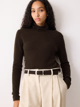 Cloud Cashmere Holden Polo | Brown