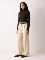 Cloud Cashmere Holden Polo | Brown