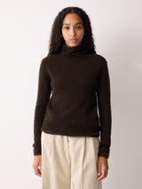 Cloud Cashmere Holden Polo | Brown