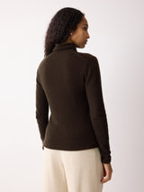 Cloud Cashmere Holden Polo | Brown