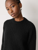 Soft Boucle Jumper | Black