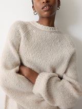 Soft Boucle Jumper | Cream