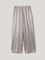 Metallic Palazzo Trouser | Gold