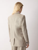 Cove Wool Melange Blazer | Brown