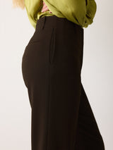 Lisson Crepe Trouser | Brown