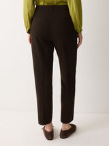 Lisson Crepe Trouser | Brown