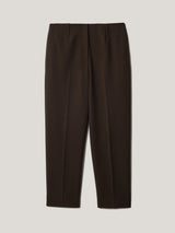 Lisson Crepe Trouser | Brown