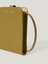 Leather Crossbody Phone Bag | Green