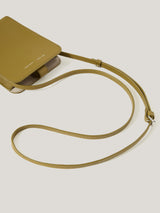Leather Crossbody Phone Bag | Green