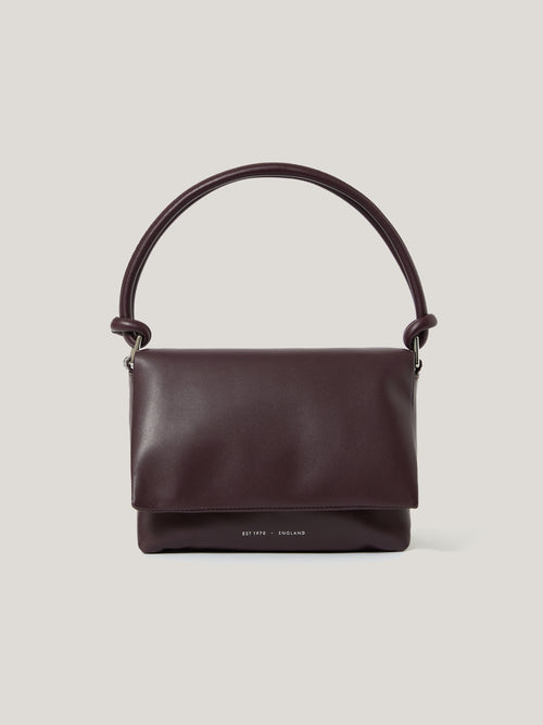 Soft Padded Crossbody | Oxblood