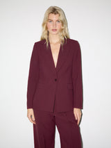 Kenley Compact Blazer | Burgundy