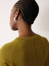 Fine Merino Raglan T-shirt | Green