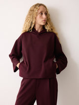 Luxe Sweat Hoodie | Burgundy