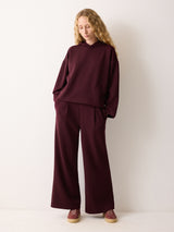 Luxe Sweat Hoodie | Burgundy