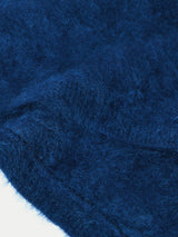 Halo Cashmere Triangle Scarf | Dark Blue