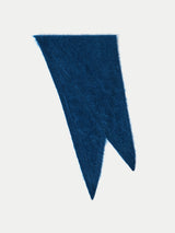 Halo Cashmere Triangle Scarf | Dark Blue