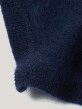 Halo Cashmere Triangle Scarf | Navy