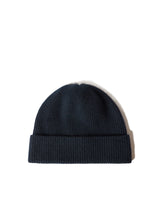 Cashmere Rib Beanie | Navy