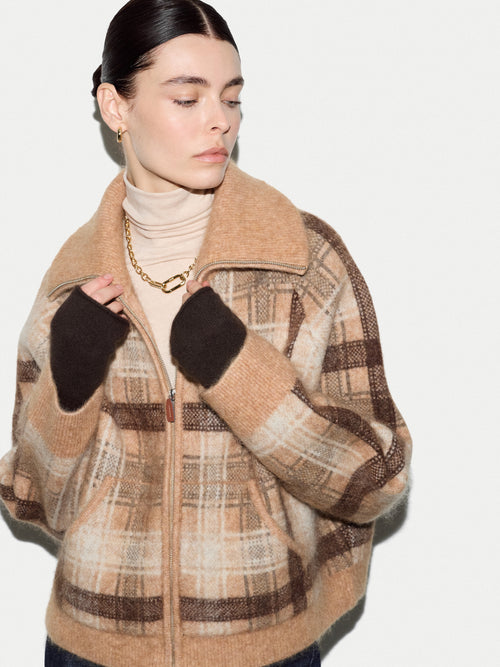 Cashmere Mittens | Brown