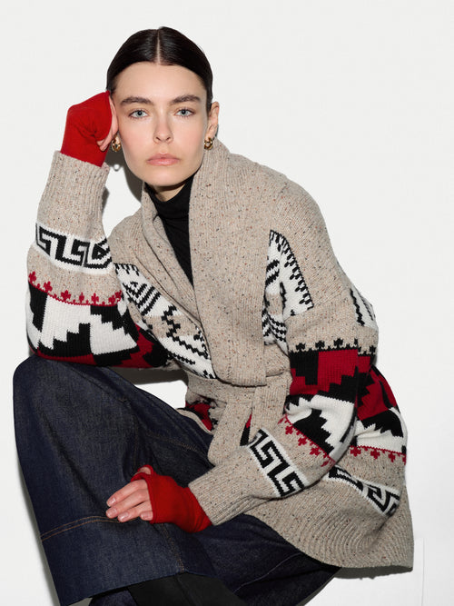 Cashmere Mittens | Red