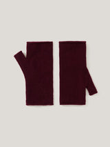 Cashmere Mittens | Burgundy