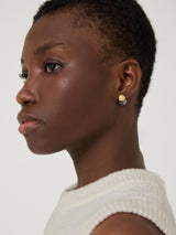 Reversible Stud Earring | Gold