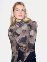 Antique Floral Printed Polo | Multi