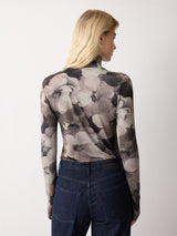 Antique Floral Printed Polo | Multi
