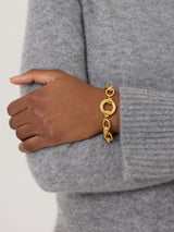 Round Link Chain Bracelet | Gold