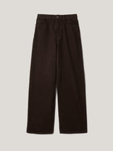 Lucia High Waisted Jean | Brown