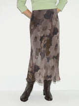 Antique Floral Midi Skirt | Multi