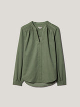 Baby Cord Long Sleeve Top | Green