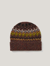 Fairisle Beanie | Brown