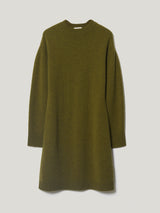 Knitted Mini Jumper Dress | Green Jigsaw Knitted Mini Jumper Dress | Green Jigsaw