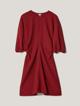 Stretch Crepe Mini Dress | Red